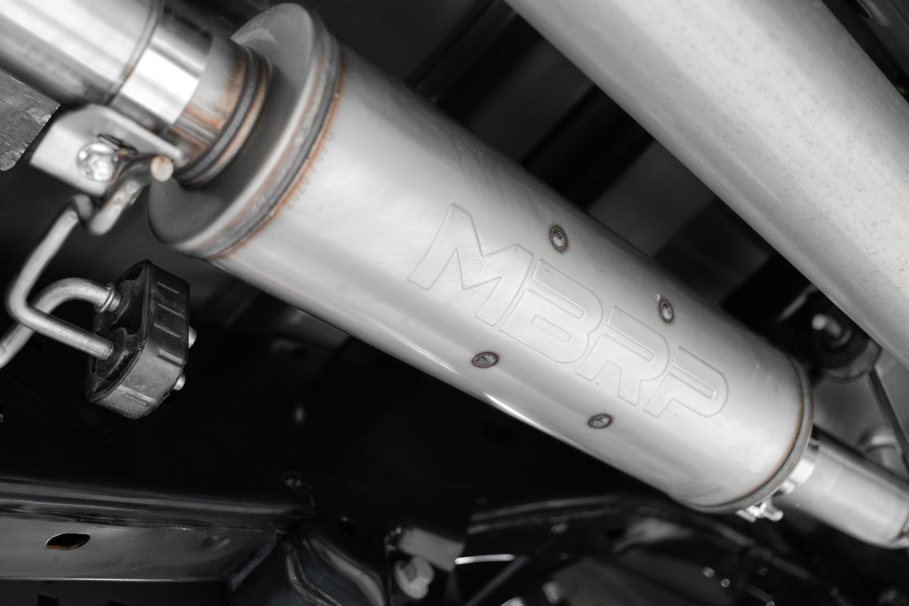 MBRP S5211304 - 21-Up Ford F-150 Armor Pro Series T304 Stainless Steel 3 Inch Cat-Back Single Side Exhaust System MBRP