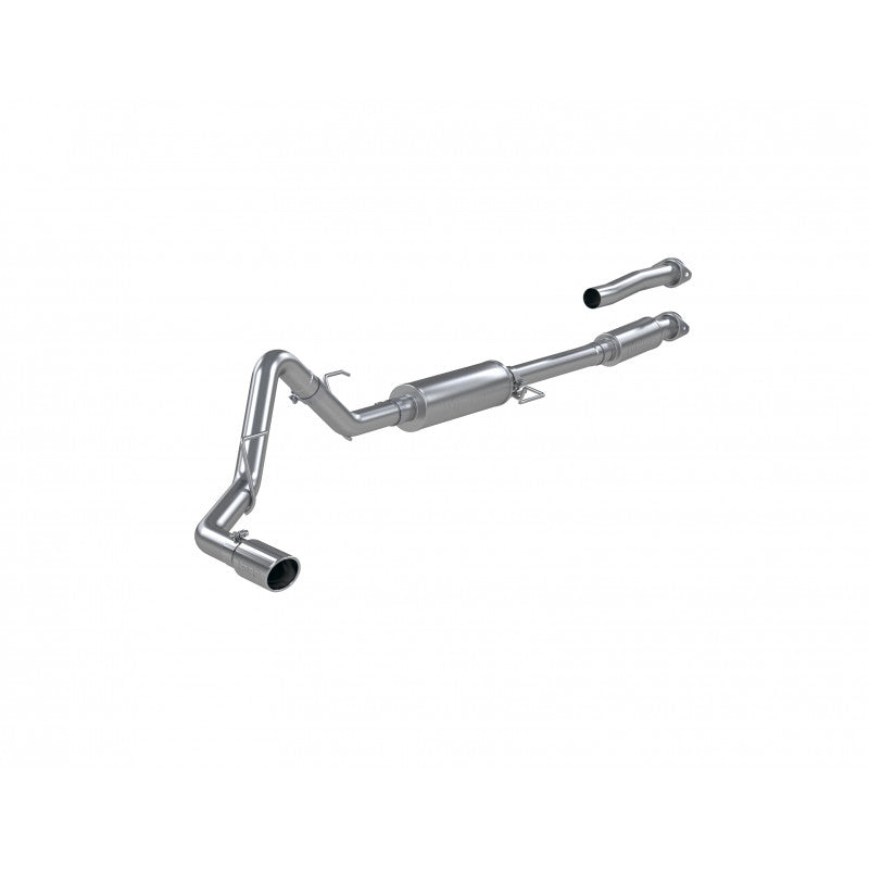 MBRP S5211AL - 21-Up Ford F-150 Aluminized Steel 3 Inch Cat-Back Single Side Exhaust System MBRP