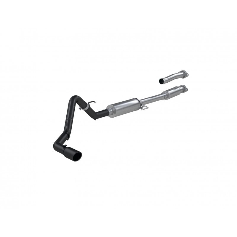 MBRP NA MBRP S5211BLK - 21-Up Ford F-150 Black Coated Aluminized Steel 3 Inch Cat-Back Single Side Exhaust System MBRP