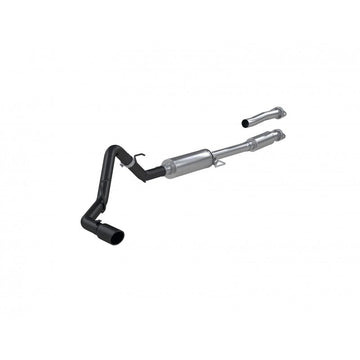 MBRP NA MBRP S5211BLK - 21-Up Ford F-150 Black Coated Aluminized Steel 3 Inch Cat-Back Single Side Exhaust System MBRP
