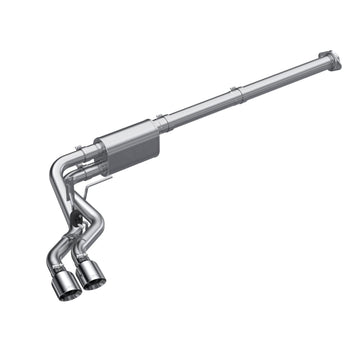 MBRP S5217304 - 3 inch Cat-Back 2.5 inch Dual Pre-Axle (Race Profile) 21-Up F-150 T304 Stainless Steel MBRP 1