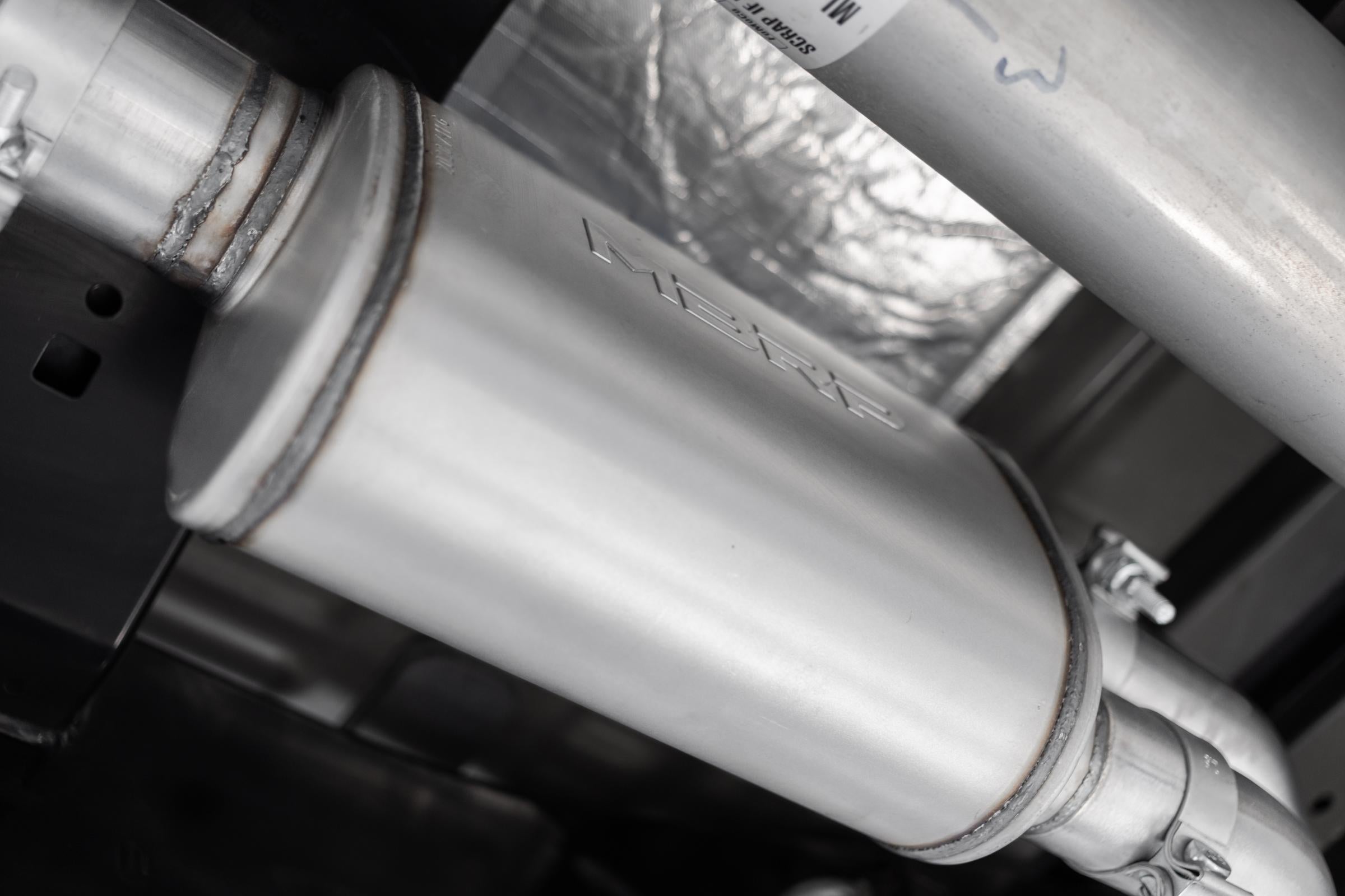 MBRP S5217304 - 3 inch Cat-Back 2.5 inch Dual Pre-Axle (Race Profile) 21-Up F-150 T304 Stainless Steel MBRP 5