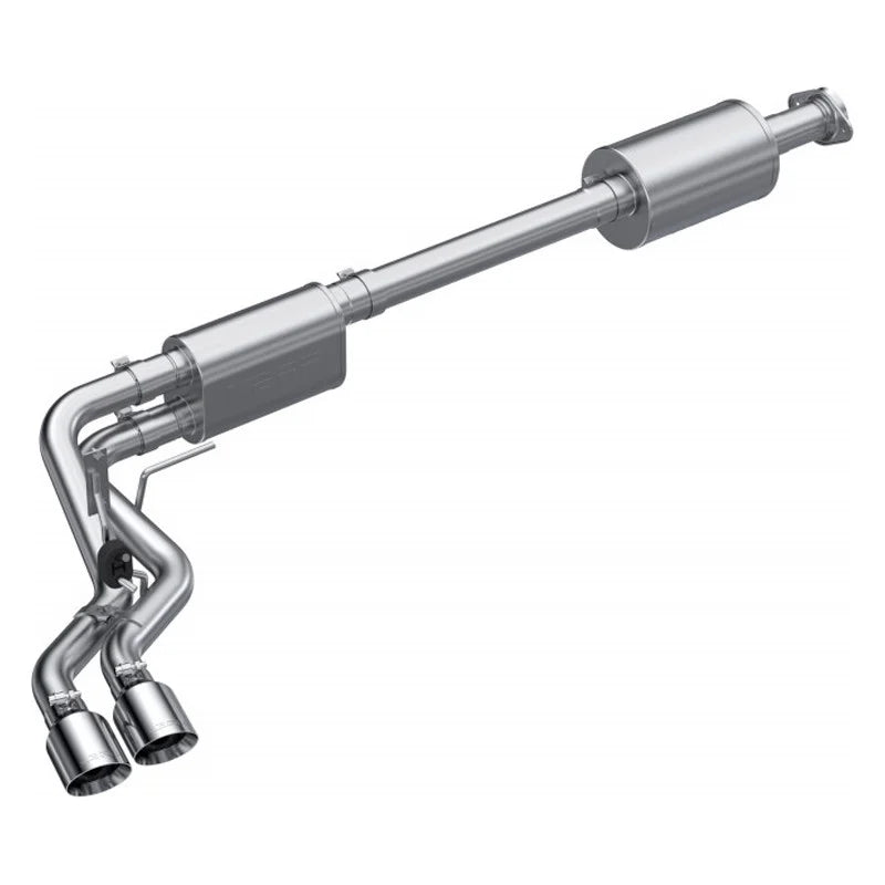 MBRP S5219304 - 3 inch Cat-Back 2.5 inch Pre-Axle (Street Profile) 21-Up F-150 T304 Stainless Steel MBRP