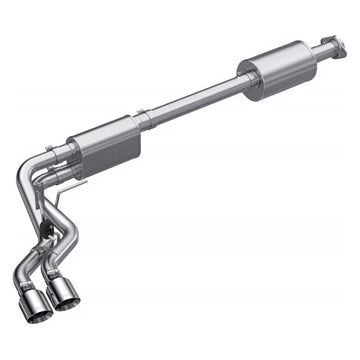MBRP S5219304 - 3 inch Cat-Back 2.5 inch Pre-Axle (Street Profile) 21-Up F-150 T304 Stainless Steel MBRP