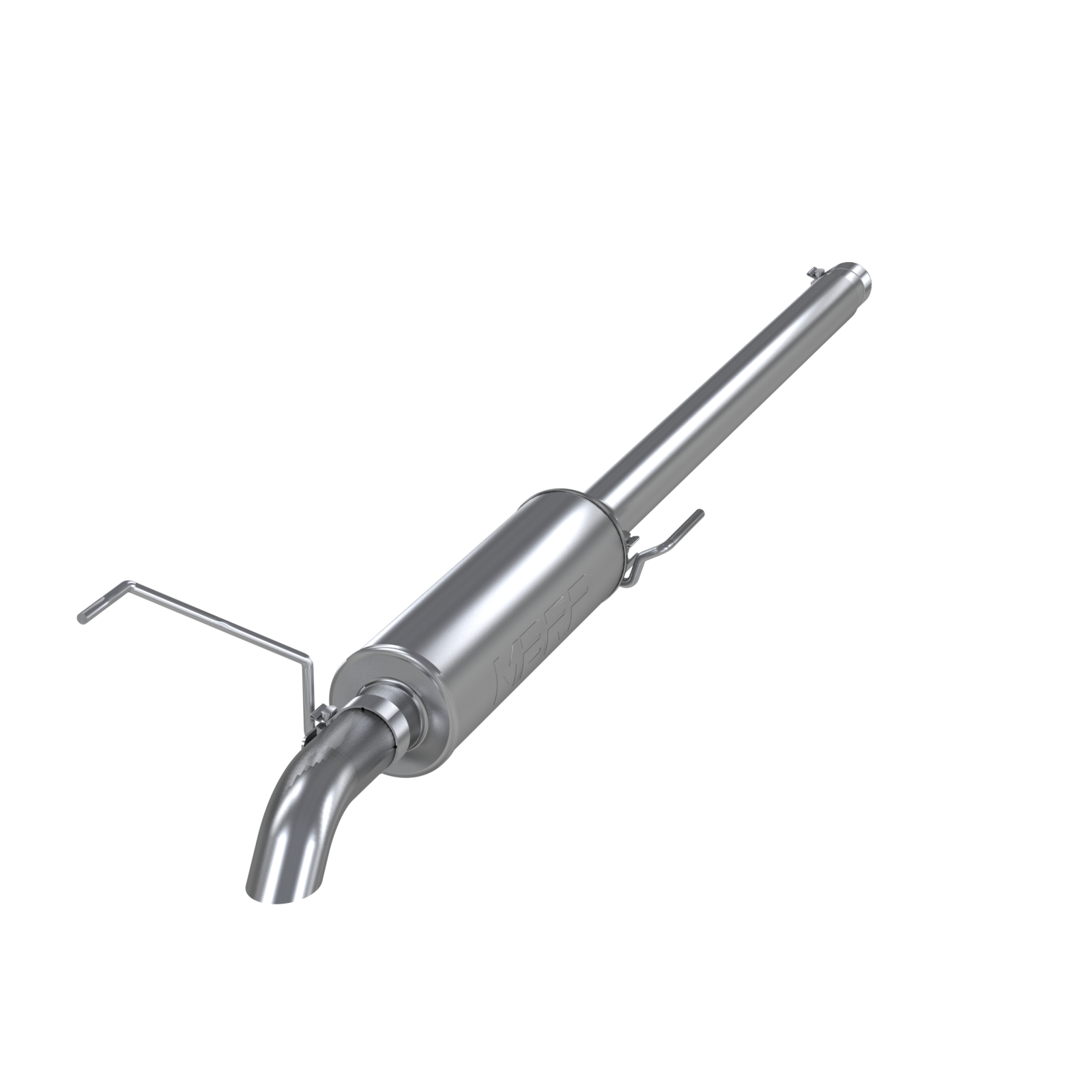 MBRP S5220AL - Cat Back Exhaust System Single Turn Down Aluminized Steel For 04-08 Ford F-150 All Engines MBRP 1