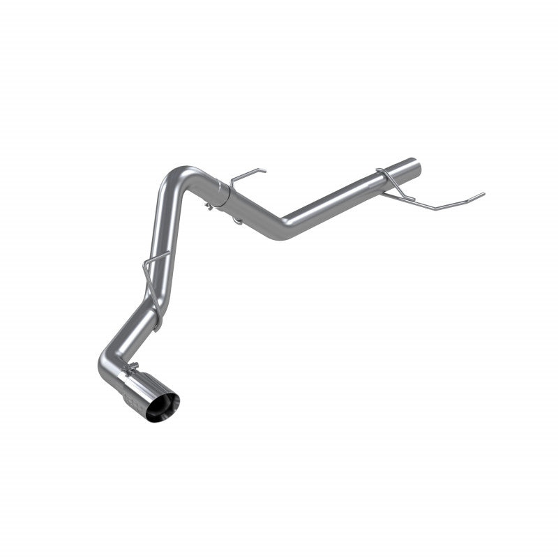 MBRP S5221304 - T304 Stainless Steel 3 Inch Resonator Back Single Side Exit 2021-Up Ford F-150 PowerBoost Hybrid 3.5L MBRP 1