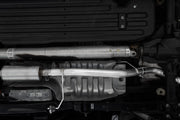 MBRP S5221304 - T304 Stainless Steel 3 Inch Resonator Back Single Side Exit 2021-Up Ford F-150 PowerBoost Hybrid 3.5L MBRP 2