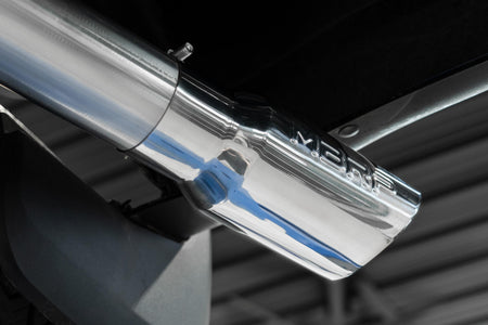 MBRP S5221AL - Aluminized Steel 3 Inch Resonator Back Single Side Exit 2021-Up Ford F-150 PowerBoost Hybrid 3.5L MBRP 5