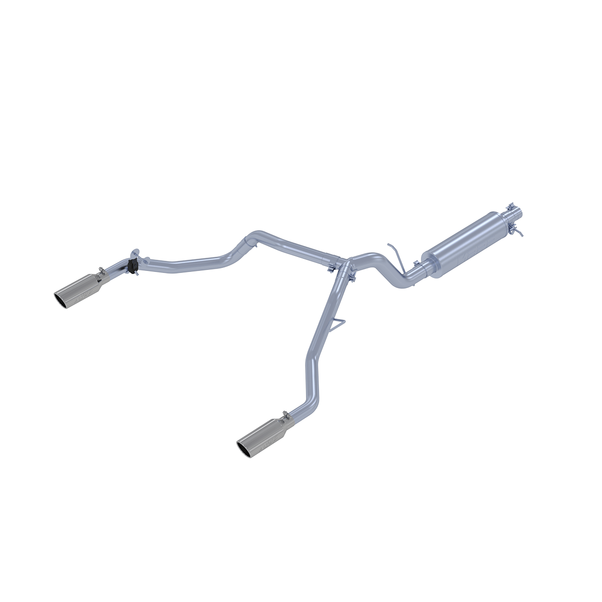MBRP S5223304 - Ford 3 Inch Cat Back Exhaust System Dual Split Rear Exit For 19-23 Ford Ranger EcoBoost 2.3L MBRP