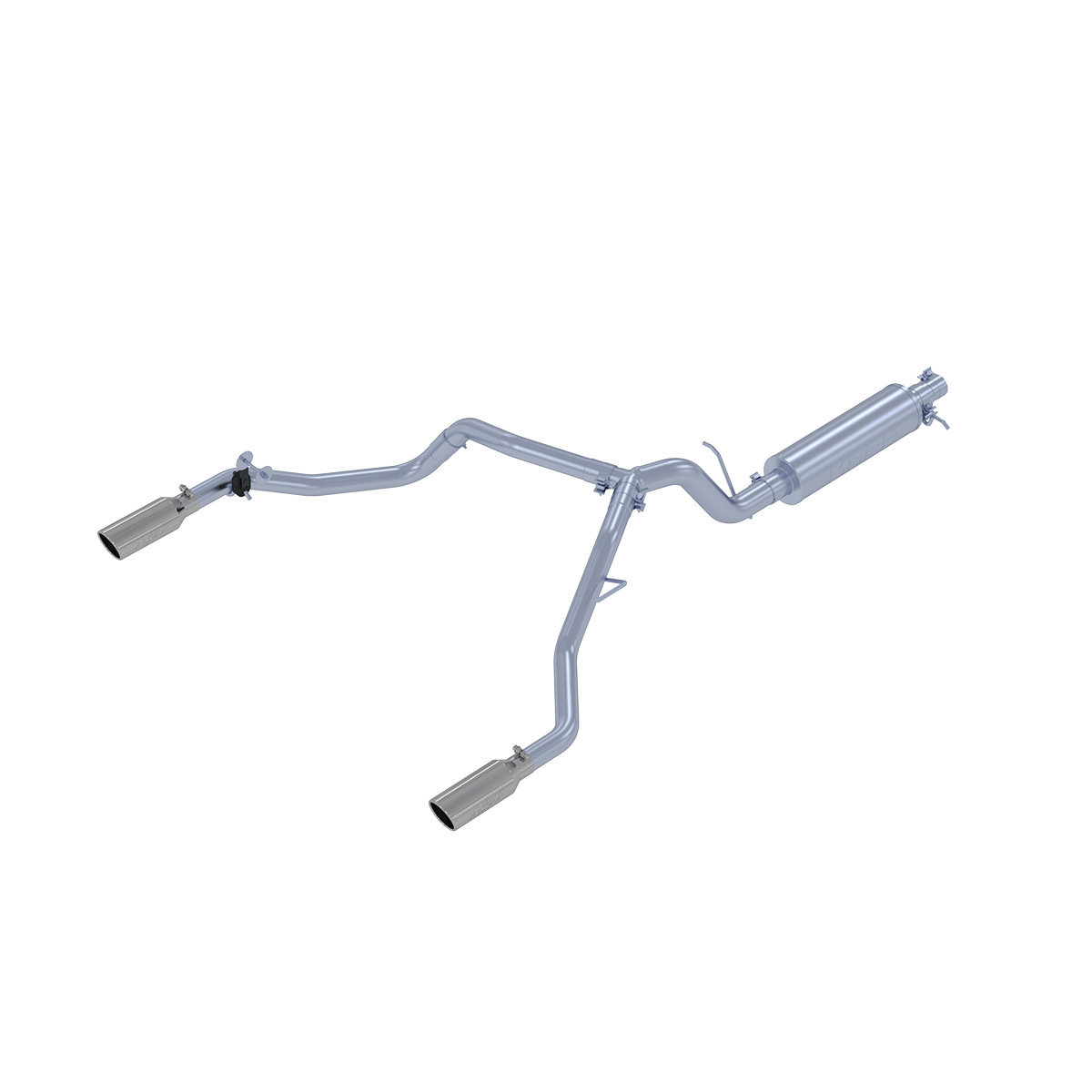 MBRP Exhaust MBRP S5223AL - Ford 3 Inch Cat Back Exhaust System Dual Split Rear For 19-23 Ford Ranger Ecoboost 2.3L MBRP