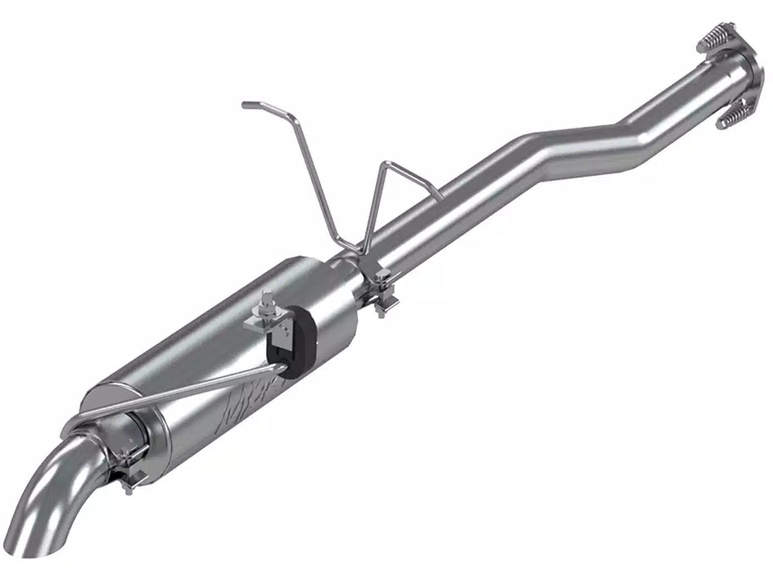 MBRP S5224AL - Cat Back Exhaust System Single Turn Down Aluminized Steel For 98-11 Ford Ranger 3.0/4.0L MBRP