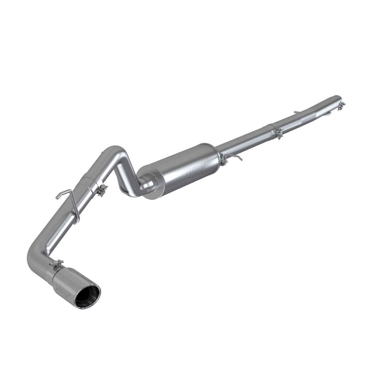 MBRP S5227304 - 3 Inch Cat Back Exhaust System For 19-23 Ford Ranger EcoBoost 2.3L Single Side Exit 304 Stainless Steel MBRP 1