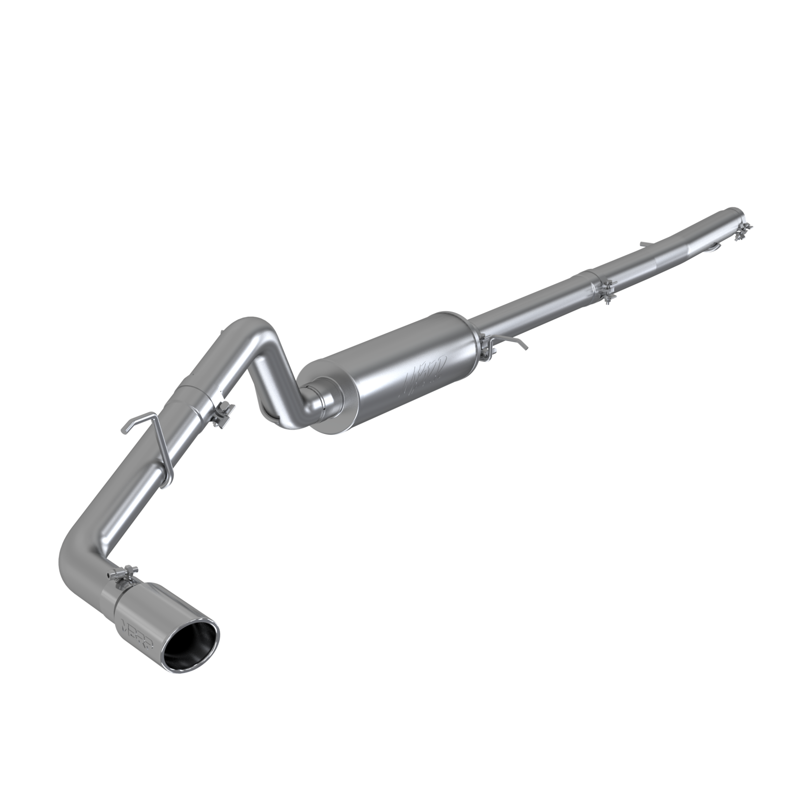MBRP S5227304 - 3 Inch Cat Back Exhaust System For 19-23 Ford Ranger EcoBoost 2.3L Single Side Exit 304 Stainless Steel MBRP 1