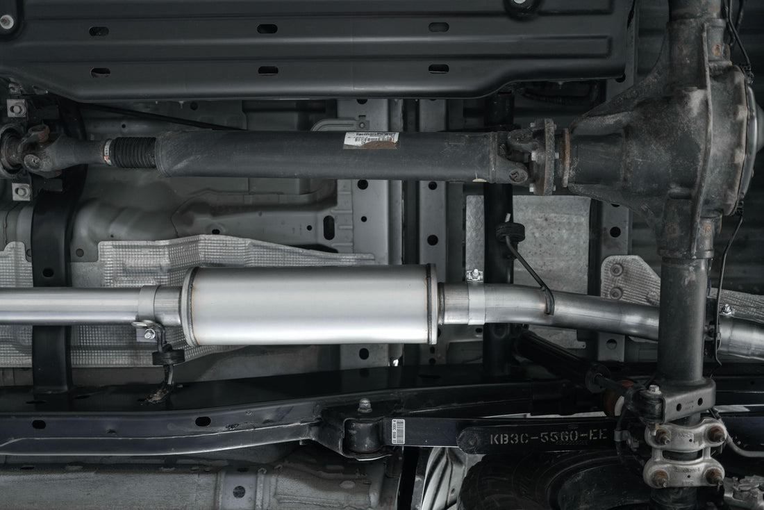 MBRP S5227AL - 3 Inch Cat Back Exhaust System Single Side Exit Aluminized Steel For 19-23 Ford Ranger EcoBoost 2.3L MBRP