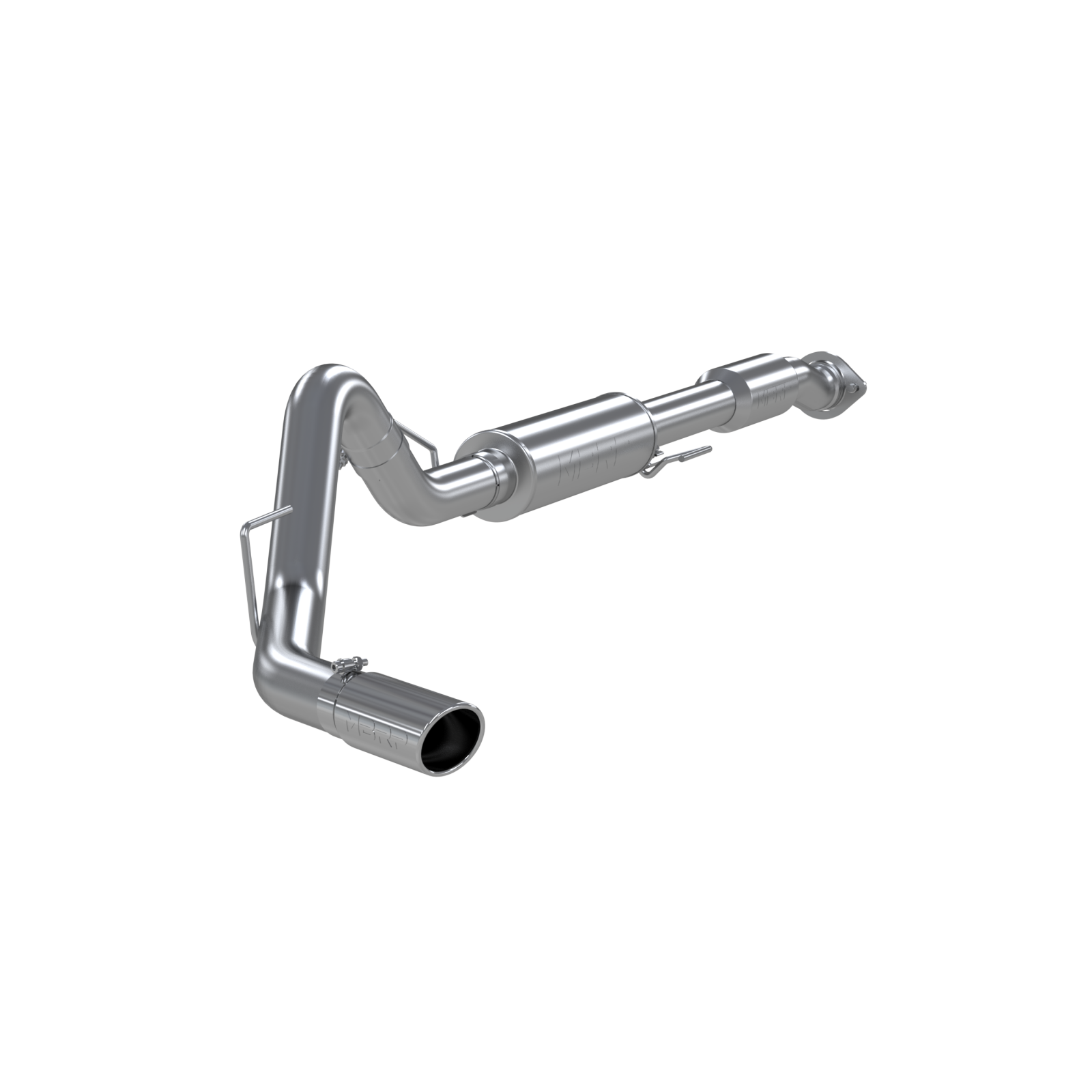 MBRP S5228AL - 3 1/2 Inch Cat Back Exhaust System Single Exit For 11-14 Ford F-150 Raptor 6.2L Crew Cab/Short Bed Extended Cab Short Bed Aluminized Steel MBRP 1
