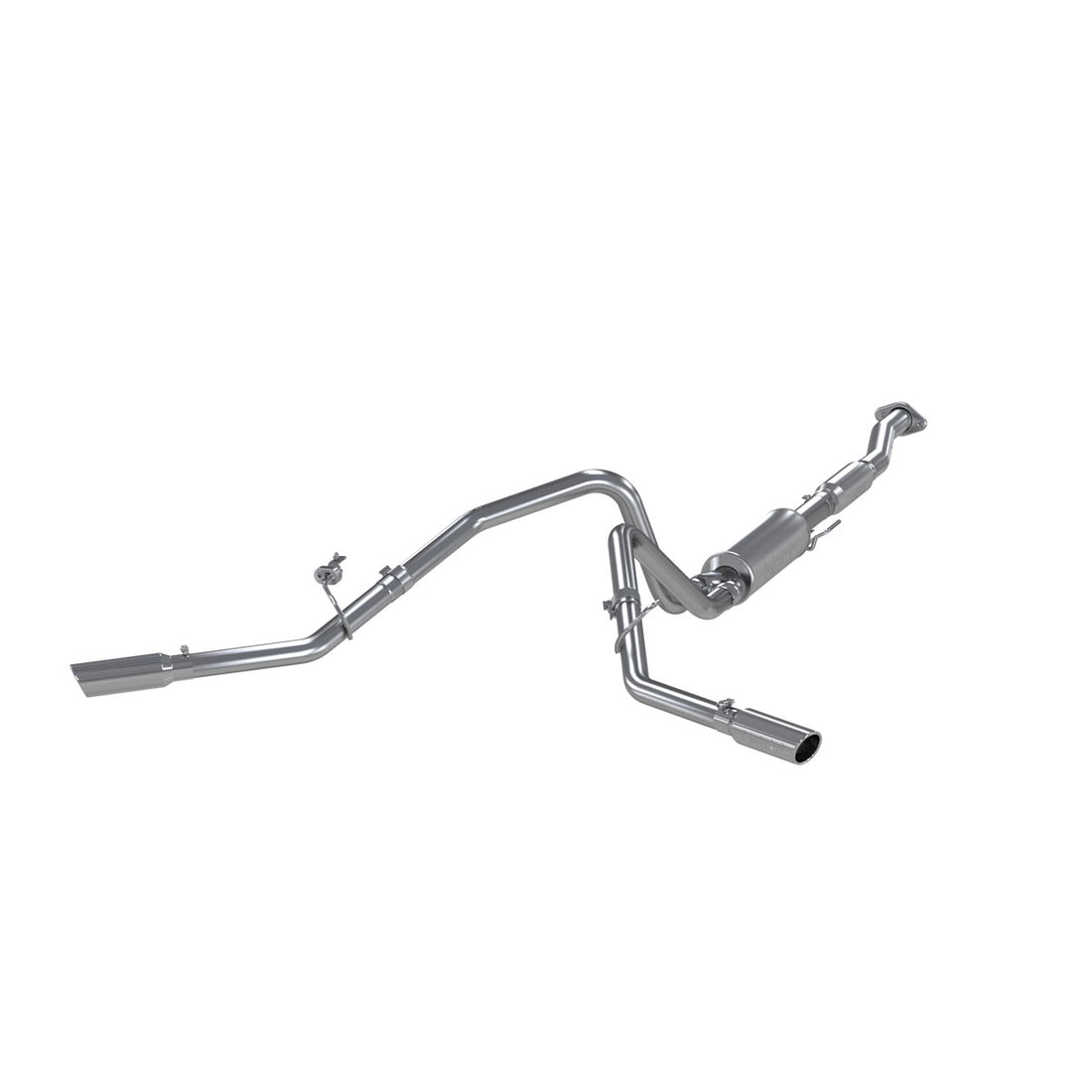 MBRP S5232AL - 11-14 Ford F-150 3 Inch Cat-Back 2.5 Inch Dual Split Side Armor Lite, MBRP