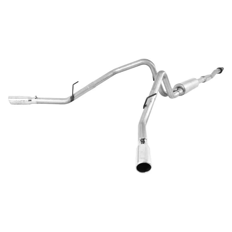 MBRP S5232AL - 11-14 Ford F-150 3 Inch Cat-Back 2.5 Inch Dual Split Side Armor Lite, MBRP