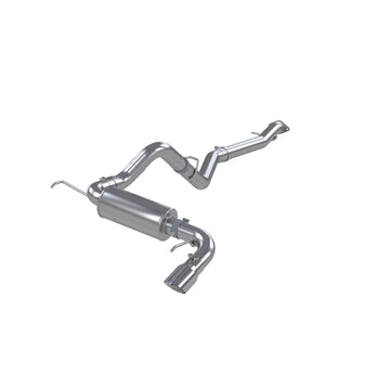 MBRP S5235AL - 3 inch Cat-Back Single Rear Exit 2021-UP Ford Bronco Aluminized Steel MBRP