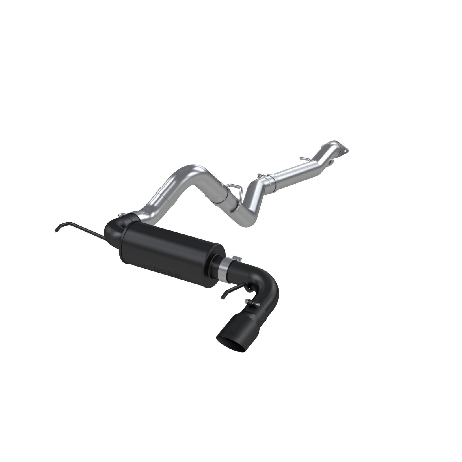 MBRP S5235BLK - 3 inch Cat-Back Single Rear Exit 2021-Up Ford Bronco Black Coated MBRP