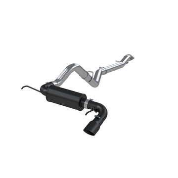 MBRP S5235BLK - 3 inch Cat-Back Single Rear Exit 2021-Up Ford Bronco Black Coated MBRP