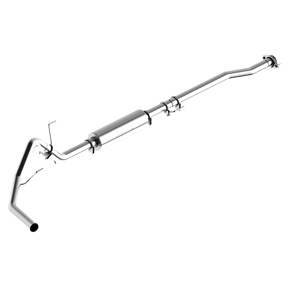 MBRP S5236P - 3 Inch Cat Back Exhaust System Single Side Exit Aluminized Steel For 11-14 Ford F-150 3.5L EcoBoost MBRP
