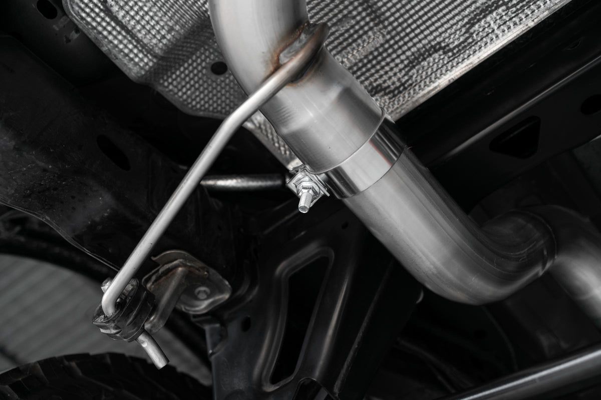 MBRP S5237304 - 3 inch Cat-Back Single High Clearance Rear Exit 2021-Up Ford Bronco T304 Stainless Steel MBRP 5