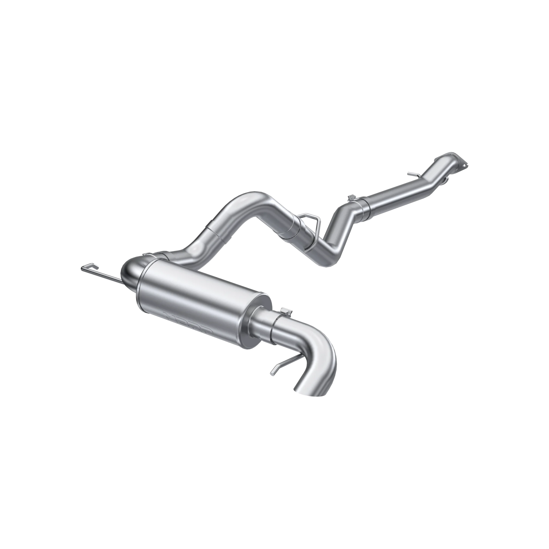 MBRP S5237AL - 3 inch Cat-Back Single High Clearance Rear Exit 2021-Up Ford Bronco Aluminized Steel MBRP