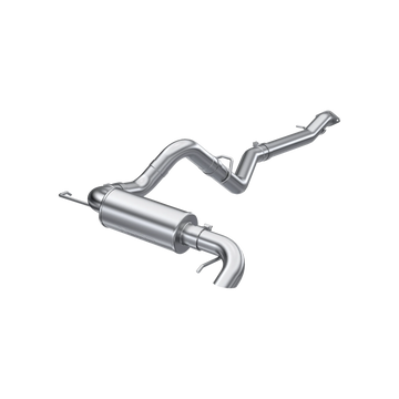 MBRP S5237AL - 3 inch Cat-Back Single High Clearance Rear Exit 2021-Up Ford Bronco Aluminized Steel MBRP