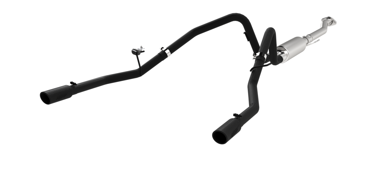 MBRP S5240BLK - 2.5 Inch Cat Back Exhaust System Dual Rear Exit For 11-14 Ford F-150 V6 EcoBoost Black Coated MBRP 1