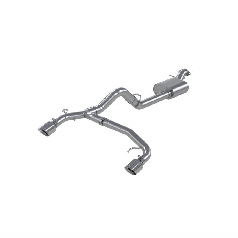 MBRP S5241304 - 21-Up Ford Bronco 2.3L/2.7L EcoBoost 2/4-Door T304 Stainless Steel 3 Inch Cat-Back Dual Split Rear MBRP