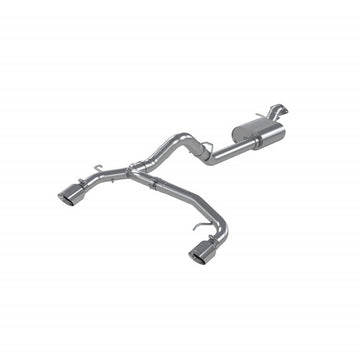 MBRP S5241304 - 21-Up Ford Bronco 2.3L/2.7L EcoBoost 2/4-Door T304 Stainless Steel 3 Inch Cat-Back Dual Split Rear MBRP