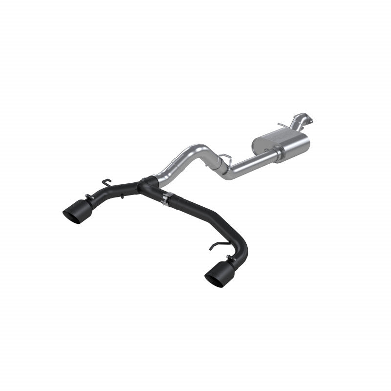MBRP S5241BLK - 21-Up Ford Bronco 2.3L/2.7L EcoBoost 2/4-Door Black-Coated Aluminized Steel 3 Inch Cat-Back Dual Split Rear MBRP