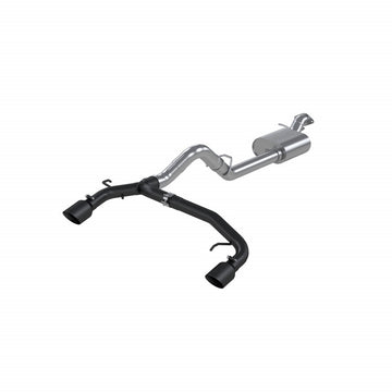 MBRP S5241BLK - 21-Up Ford Bronco 2.3L/2.7L EcoBoost 2/4-Door Black-Coated Aluminized Steel 3 Inch Cat-Back Dual Split Rear MBRP