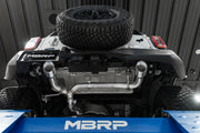 MBRP S5241BLK - 21-Up Ford Bronco 2.3L/2.7L EcoBoost 2/4-Door Black-Coated Aluminized Steel 3 Inch Cat-Back Dual Split Rear MBRP