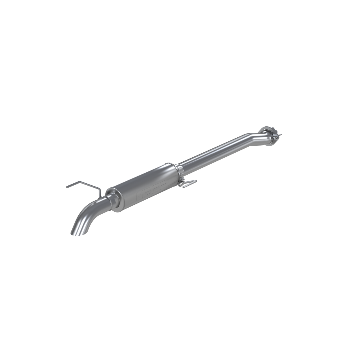 MBRP S5242AL - 3 1/2 Inch Cat Back Exhaust System Single Turn Down For 11-14 Ford F-150 Raptor 6.2L Crew Cab/Short Bed Extended Cab Short Bed Aluminized Steel MBRP 1