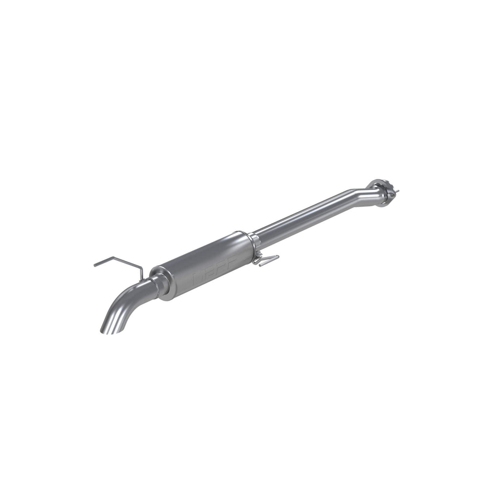 MBRP S5242AL - 3 1/2 Inch Cat Back Exhaust System Single Turn Down For 11-14 Ford F-150 Raptor 6.2L Crew Cab/Short Bed Extended Cab Short Bed Aluminized Steel MBRP 1
