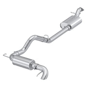 MBRP S5245304 T304 Stainless Steel 3 Inch Cat-Back Single High Clearance Rear Exit Touring Armor Pro