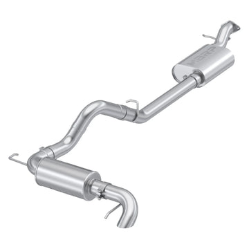 MBRP S5245304 T304 Stainless Steel 3 Inch Cat-Back Single High Clearance Rear Exit Touring Armor Pro