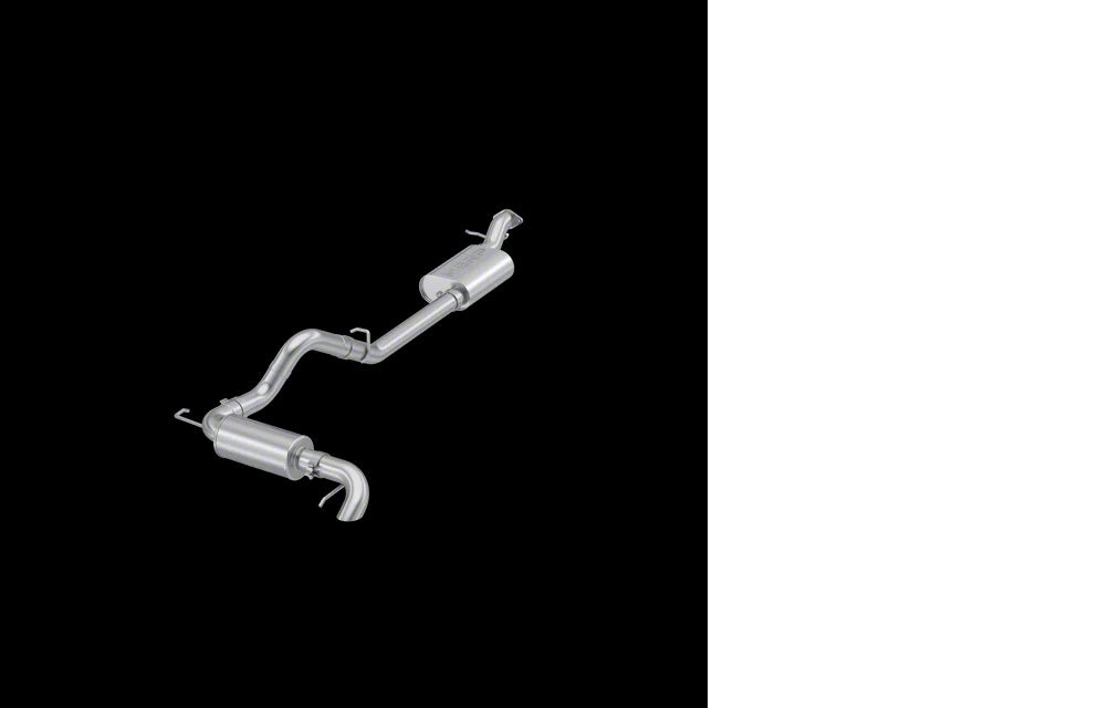 MBRP S5245AL Aluminized Steel 3 Inch Cat-Back Single High Clearance Rear Exit Touring Armor Lite