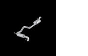 MBRP S5245AL Aluminized Steel 3 Inch Cat-Back Single High Clearance Rear Exit Touring Armor Lite