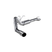 MBRP S5246409 - 4 Inch Resonator Back Exhaust System Single Side Exit T409 Stainless Steel For 11-16 Ford F-250/350 MBRP
