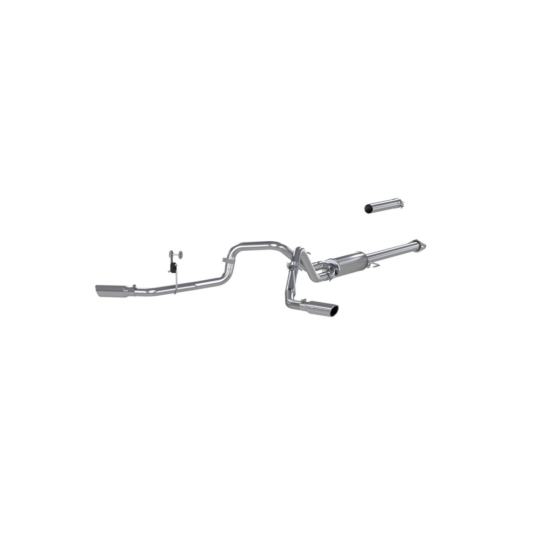 MBRP S5254AL - 2.5 Inch Cat Back Exhaust System For 15-20 Ford F-150 2.7L/3.5L EcoBoost Dual Side Exit Aluminized Steel MBRP
