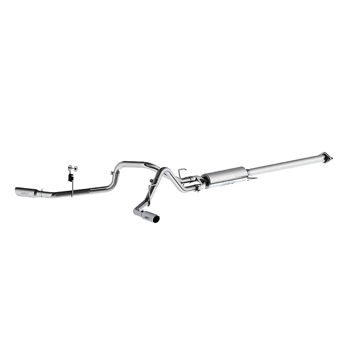 MBRP S5254AL - 2.5 Inch Cat Back Exhaust System For 15-20 Ford F-150 2.7L/3.5L EcoBoost Dual Side Exit Aluminized Steel MBRP