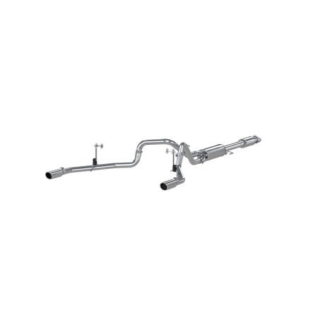 MBRP S5258409 - 2.5 Inch Cat Back Exhaust System Dual Rear Exit For 15-20 Ford F-150 5.0L T409 Stainless Steel MBRP 1