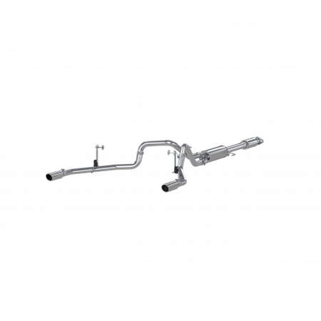 MBRP S5258AL - 2.5 Inch Cat Back Exhaust System Dual Rear Exit For 15-20 Ford F-150 5.0L Aluminized Steel MBRP 2