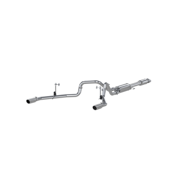 MBRP S5258AL - 2.5 Inch Cat Back Exhaust System Dual Rear Exit For 15-20 Ford F-150 5.0L Aluminized Steel MBRP 1