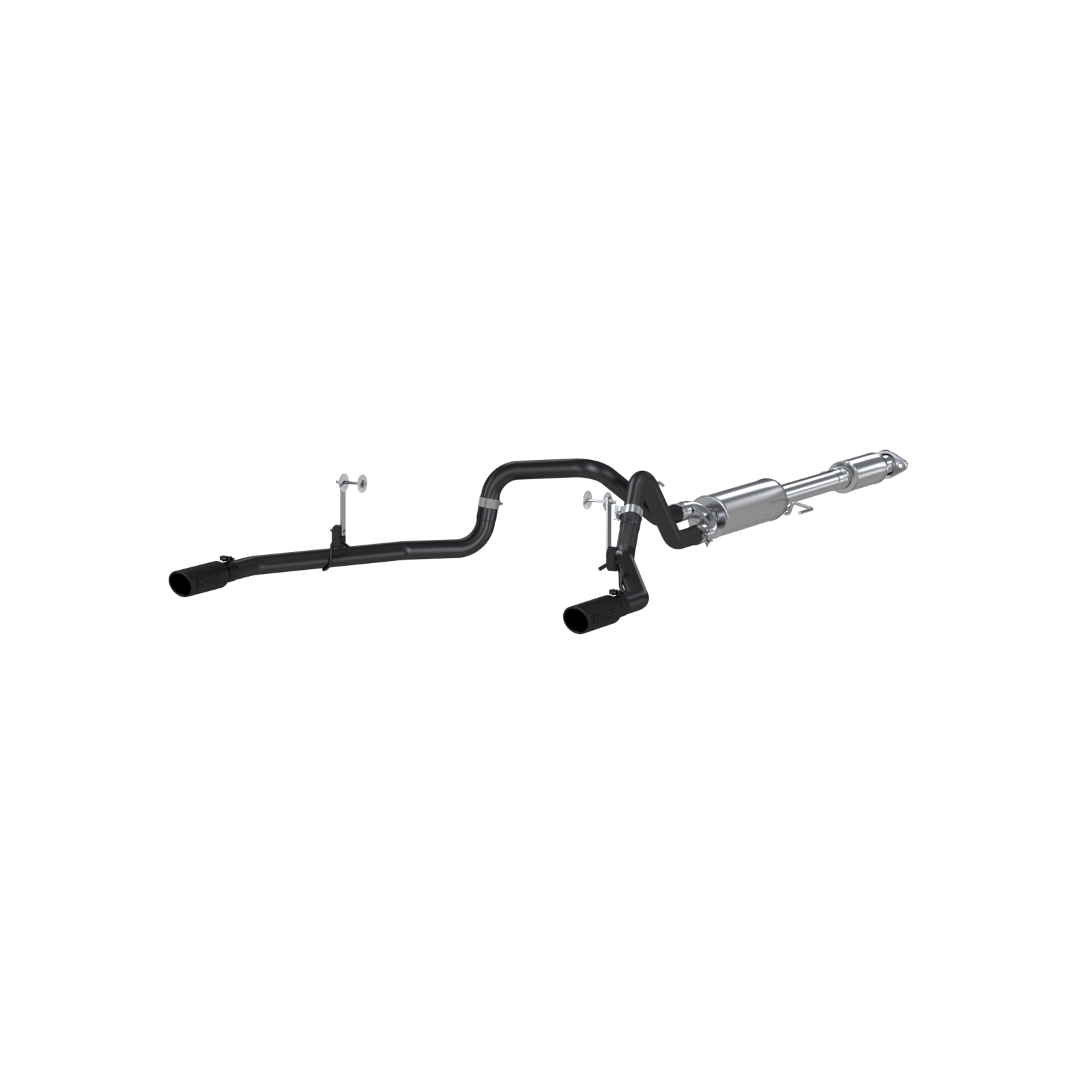 MBRP S5258BLK - 2.5 Inch Cat Back Exhaust System Dual Rear Exit For 15-20 Ford F-150 5.0L Black Coated MBRP 1