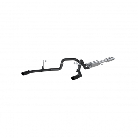 MBRP S5258BLK - 2.5 Inch Cat Back Exhaust System Dual Rear Exit For 15-20 Ford F-150 5.0L Black Coated MBRP 2