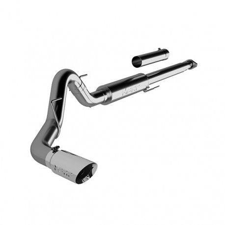 MBRP S5259304 - 4 Inch Cat Back Exhaust System Single T304 Stainless Steel For 15-20 Ford F-150 2.7L/3.5L EcoBoost Excludes 19 F150 Limited MBRP 2