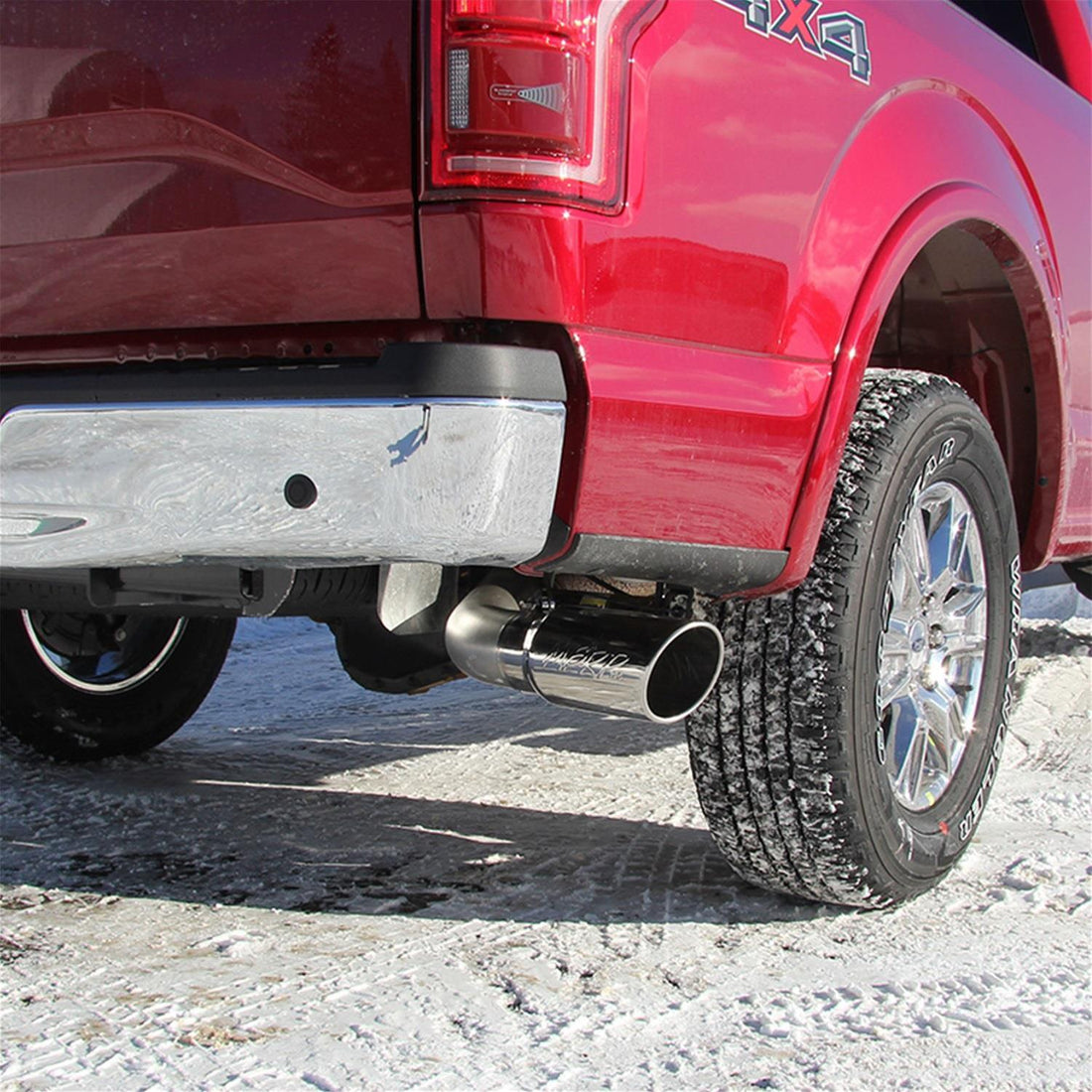 MBRP S5259409 - 4 Inch Cat Back Exhaust System Single T409 Stainless Steel